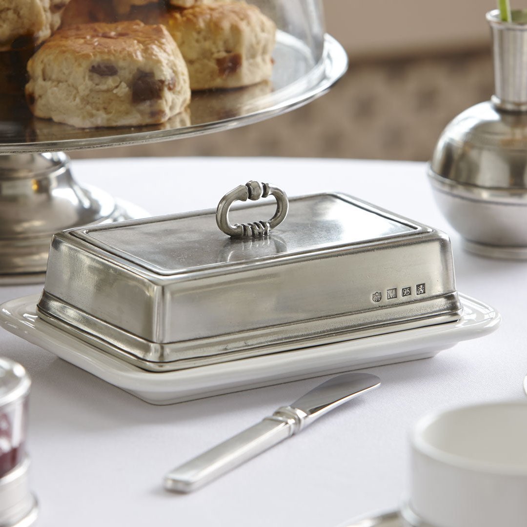 CONVIVIO Covered butter dish