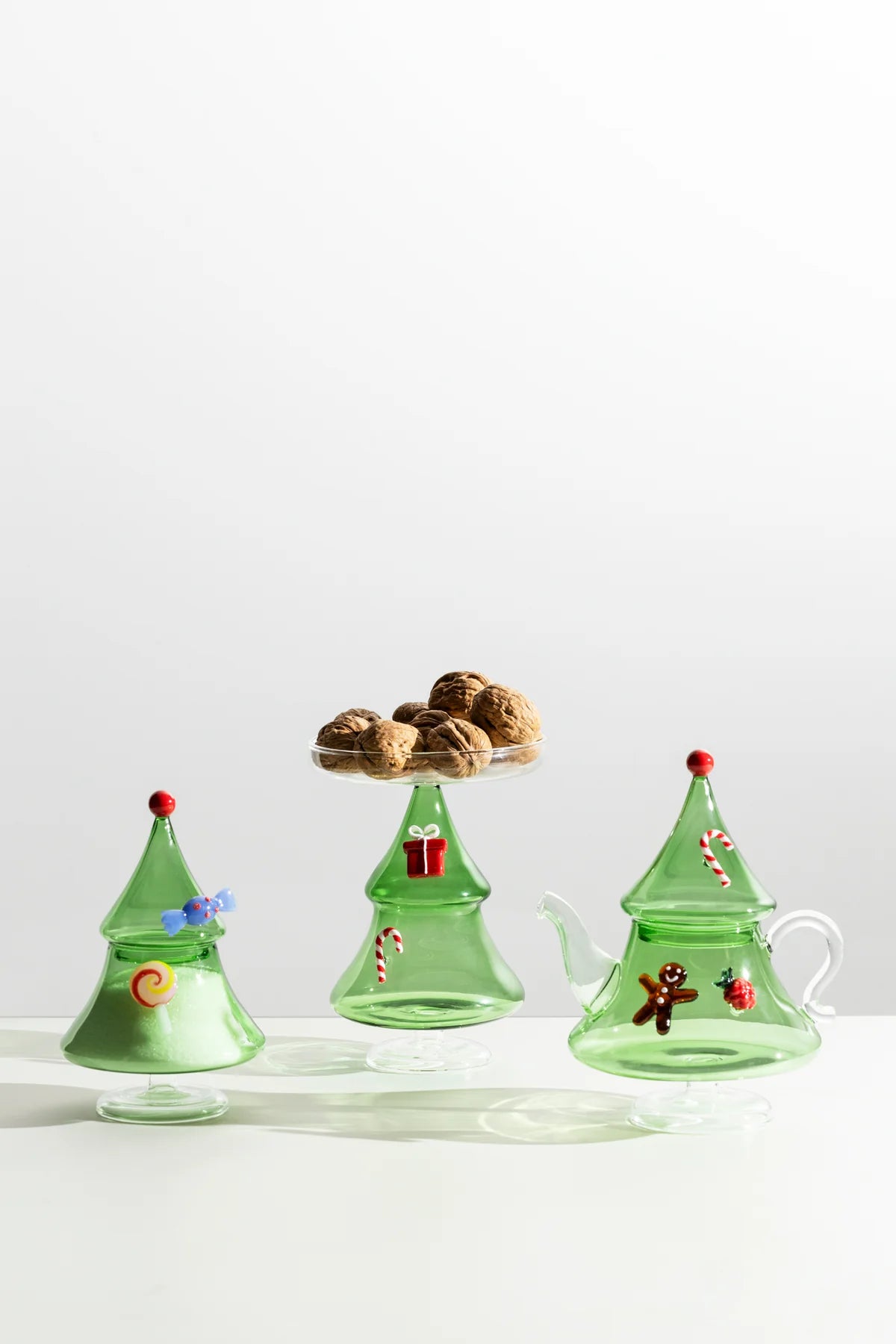 Footed plate Christmas tree