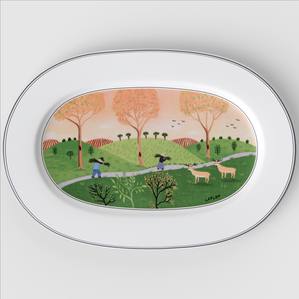 Oval Serving Platter