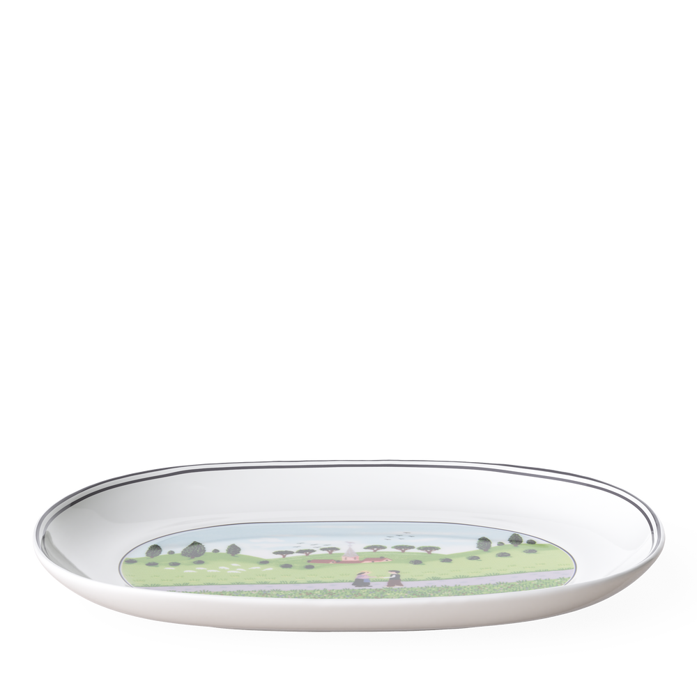 Oval Pickle Dish
