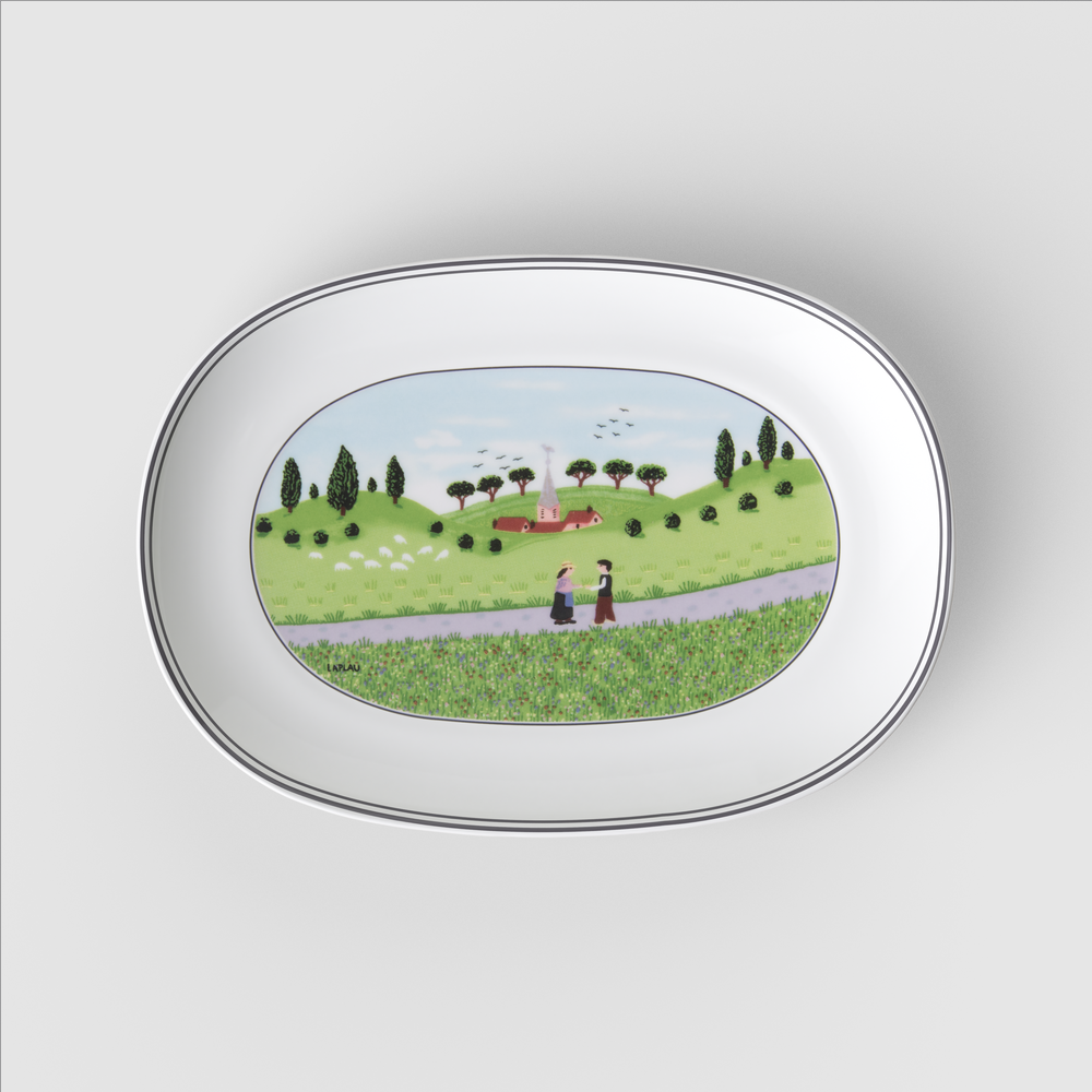 Oval Pickle Dish
