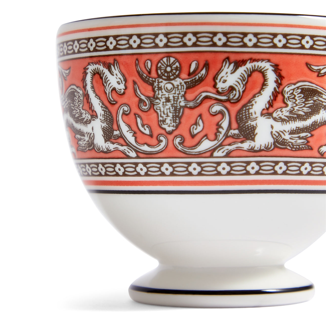 Florentine Salmon Teacup Saucer