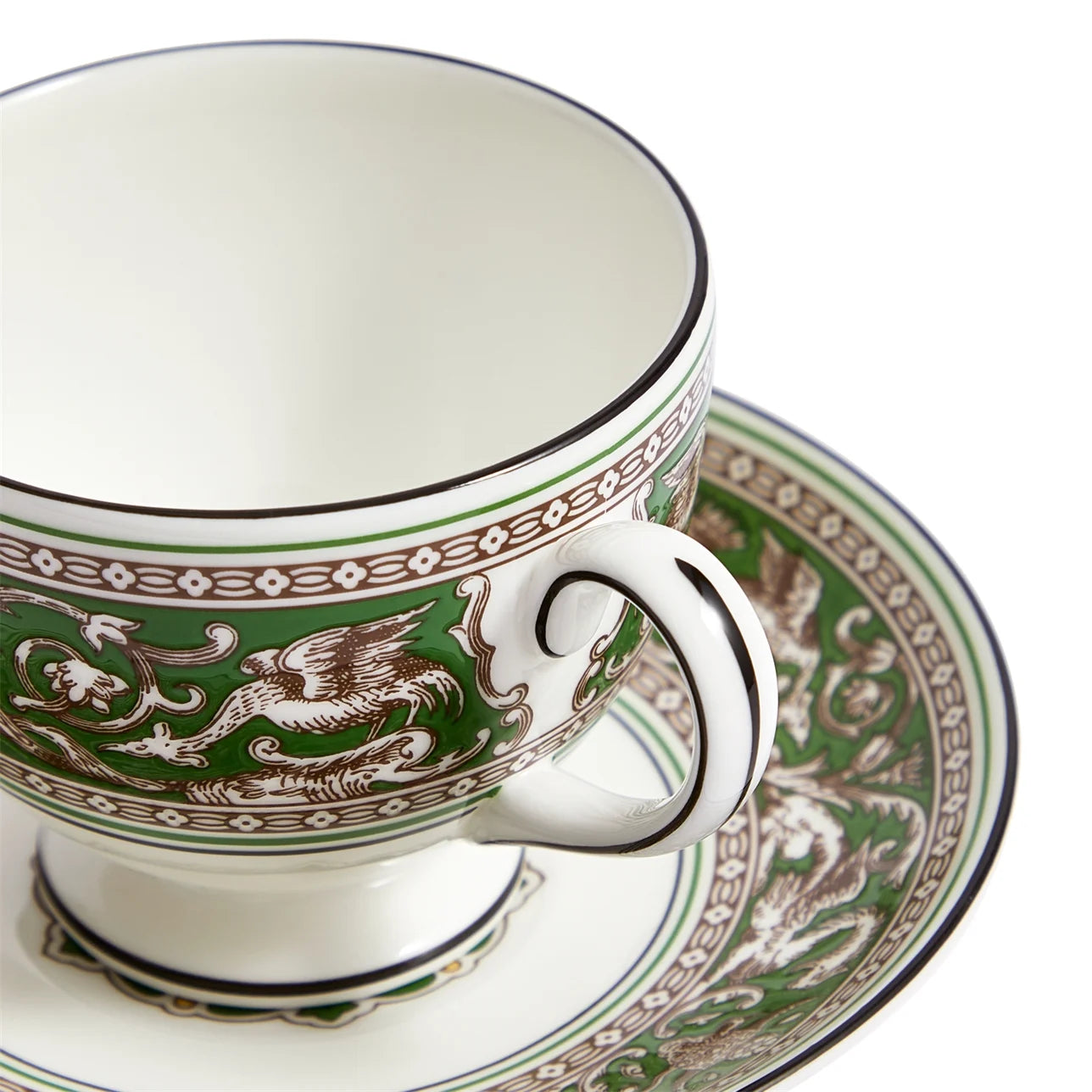 Florentine Verde Teacup Saucer