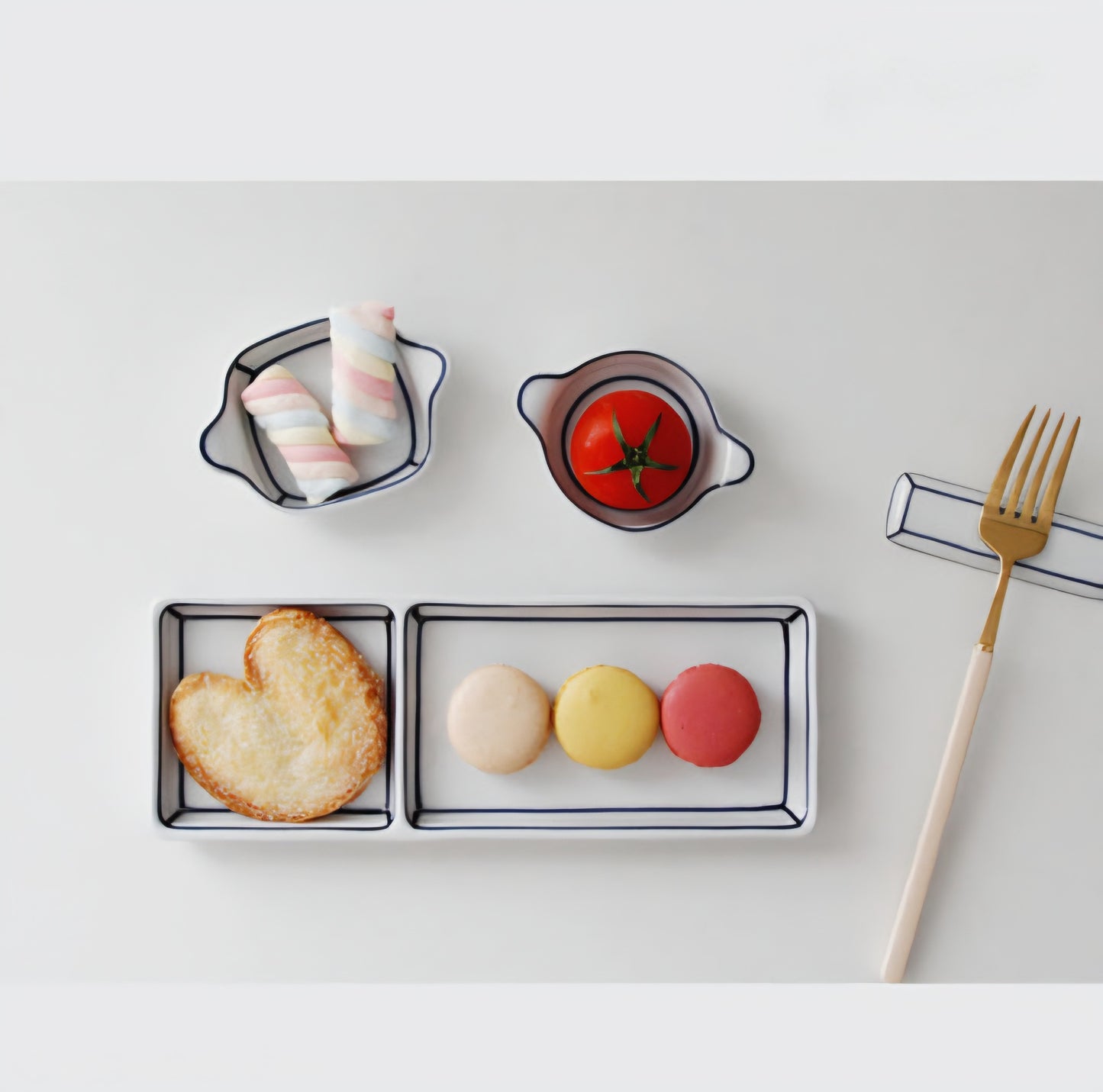 Divided Side Dish Plate