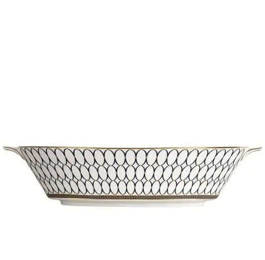 Renaissance Gold Oval Serving Bowl