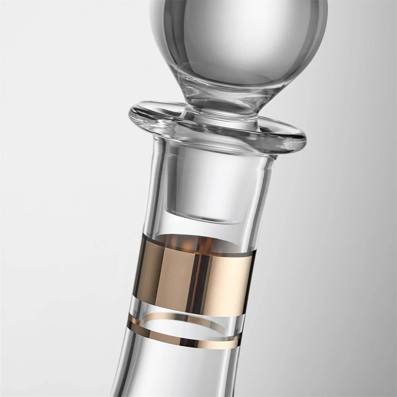 Elegance Tall Decanter, 38oz w/ Round Stopper
