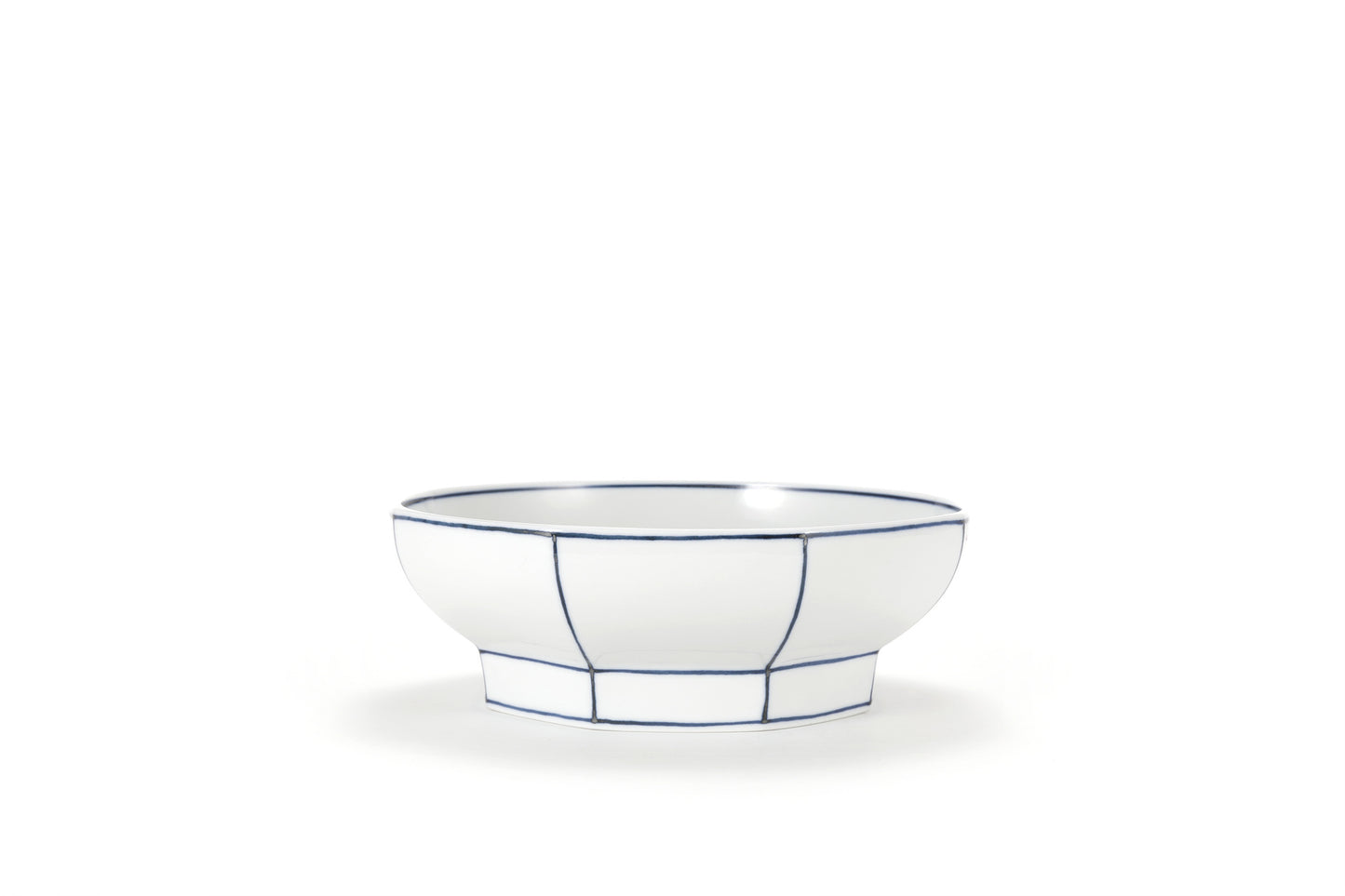 Octagonal noodle bowl
