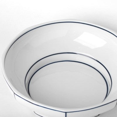 Octagonal noodle bowl