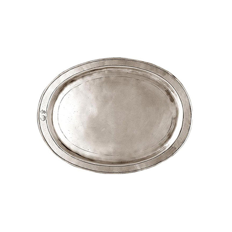 ORVIETO Oval incised tray
