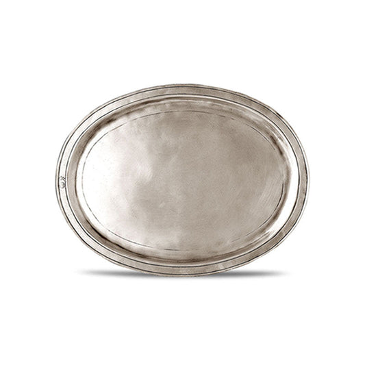 ORVIETO Oval incised tray