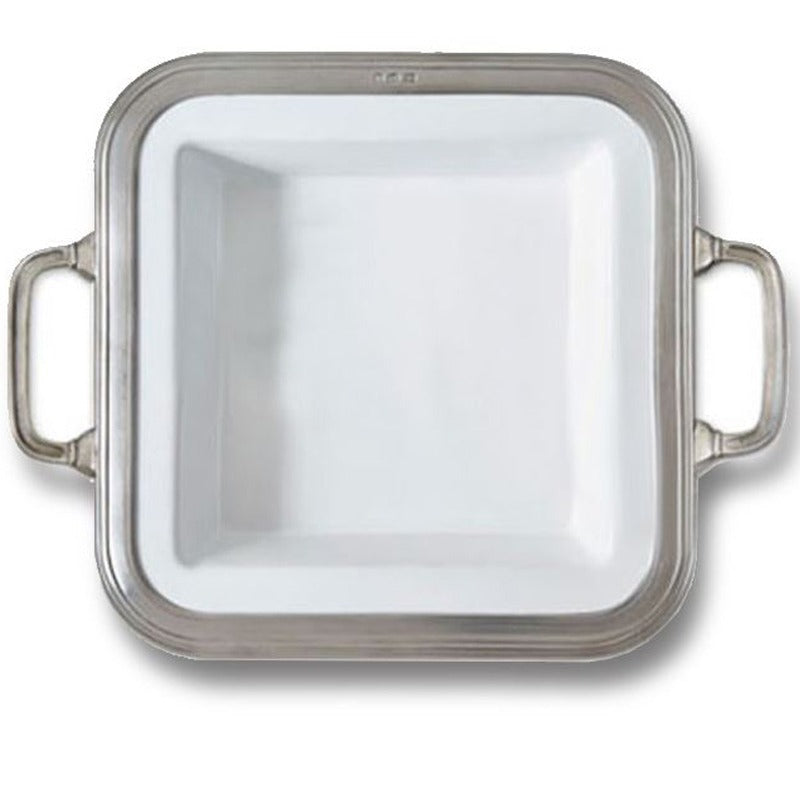 GIANNA Square handles serving platter