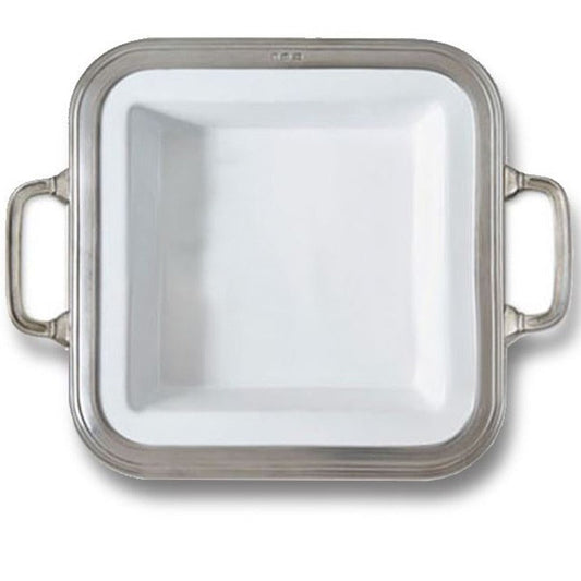 GIANNA Square handles serving platter