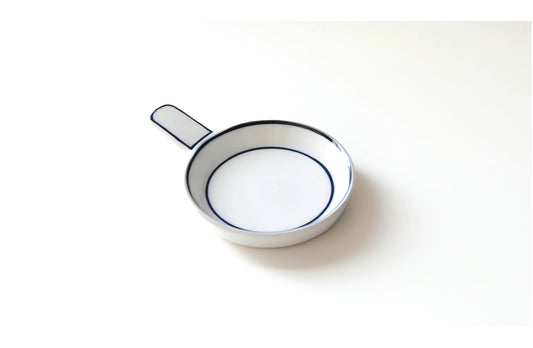 Pan-shaped mini sauce dish