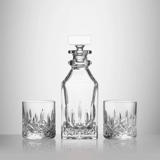 Lismore Connoisseur Square Decanter, 16.5oz & Tumbler, 16oz, Set of 2