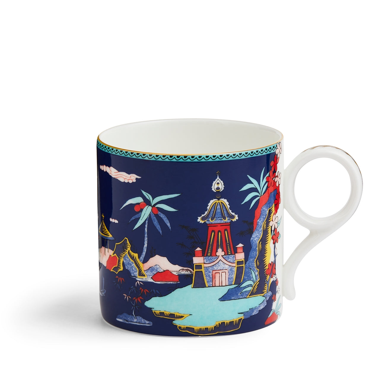 Blue Pagoda Mug