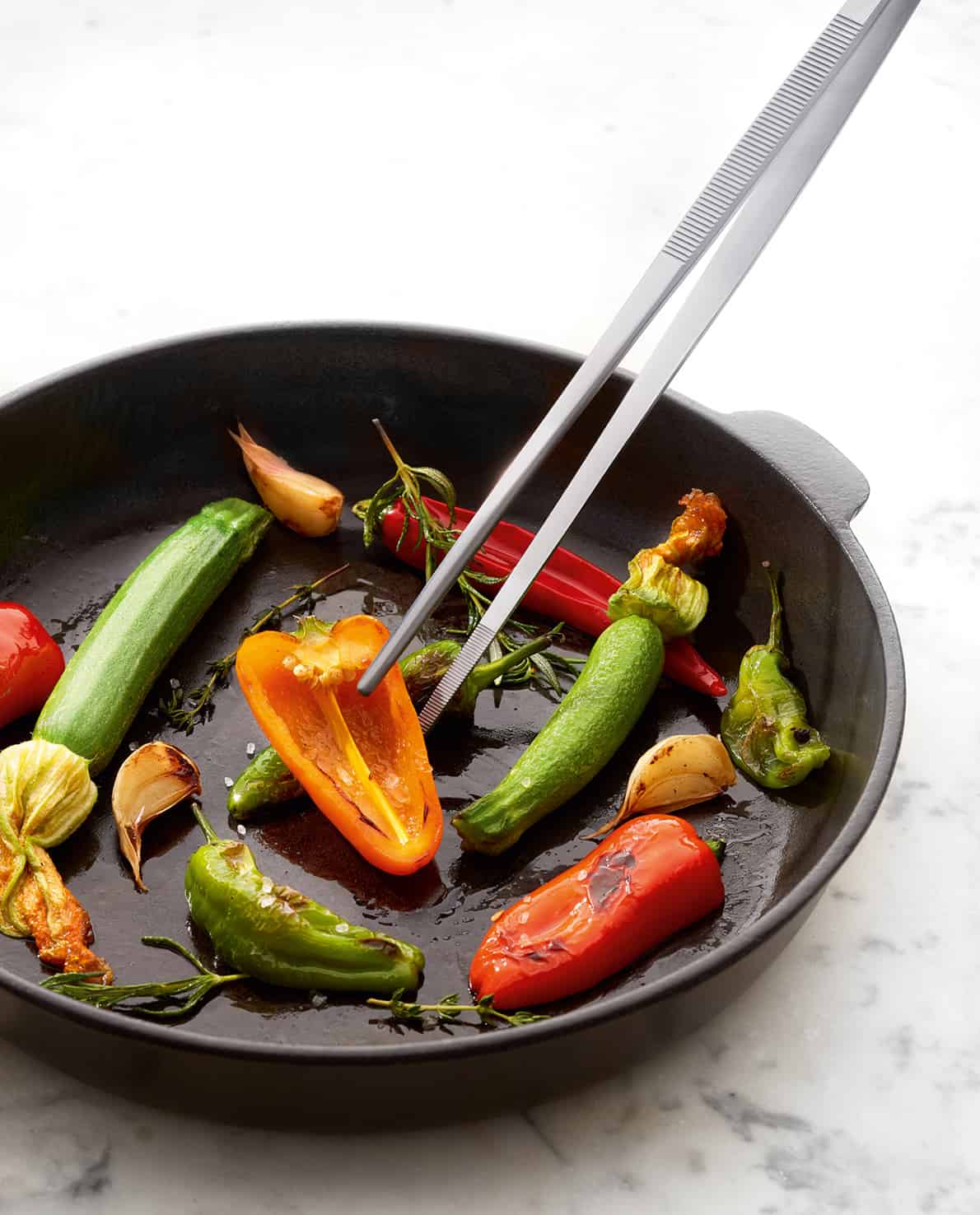 Barbecue tweezers small